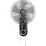 Mienta Wall Fan, 18 Inch, Black- WF50138A