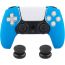 WeProGame Silicone Cover For PlayStation 5 Controller With Analog Caps - Blue and Black