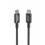 كابل USB-C  نايلون انكر  333 ، 6 قدم، اسود - A8757H11