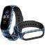 Replacement Silicone Printed Strap for Xiaomi Mi Band 5/6 Smartwatch (Army Blue)