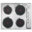 Elba Electric Hob, 60cm, 4 Burners, Stainless Steel - ENS60-040XD