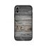 Wooden Grey And Black Printed Back Cover for Apple iPhone XS Max