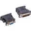 محول كيندكس DVI الي VGA، اسود - KX1762