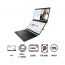 Asus Zenbook Duo - UX8406CA-PZ062W Laptop, Intel Core Ultra 7-255H, 1TB SSD, 32GB RAM, 14 Inch 3K OLED 120Hz Touch Display, Intel Arc Graphics, Windows 11 - Inkwell Grey