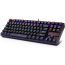 Redragon K552 KUMARA Mechanical Gaming Keyboard - (Brown Switches) Rainbow LED - Hotswappable Switches - English & Arabic Keys (Black)