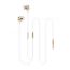 In-Ear Wired Earphones- White- VK150