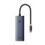 Baseus UltraJoy Series BS-OH150 USB-C to 5 Ports USB Hub, Space Grey - B00052801811-00