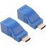 LDOC HDMI Extender Adapter, HDMI to RJ45 Ethernet Network Converter Over by Cat5-e/6 Cable Splitter 1080p up to 30m/98ft Repeater for HDTV HD TV DVD PS4 STB, 100 Feet