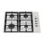 Nardi Built-In Gas Hob, 4 Burners, Silver - SCG40 AVX