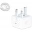 LinJie iPhone Charger For Apple 20W USB-C Power Adapter + iPhone USB-C Charger Cable, Original Quality for iPhone 13/12 / 11 / XS Pro MAX, iPad Pro/Air/Mini (Charger + Lightening Cable)