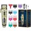 VGR Rechargeable Hair Clipper, Dry, Gold - V-005