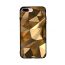 3D Golden Geometric Figure Printed Back Cover for Apple iPhone 8 Plus