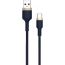 كابل USB-C ايكونز، 1 متر - كحلي وذهبي