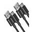 Anker USB C Cable [2-Pack, 3ft], USB A to USB C Charger Cable Fast Charge, Premium Nylon USB A to Type C Charger Cable Fast Charging for Samsung Galaxy S10 S10+ / Note 9, LG V30 (USB 2.0, Black)