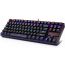Redragon K552 Mechanical Gaming Keyboard Rainbow LED Backlit Wired with Anti-Dust Proof Switches for Windows PC (Black, 87 Keys Blue Switches)