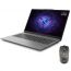 Lenovo LOQ - E 15IAX9E Gaming Laptop with LA1 Ai Chip, Intel Core i5-12450HX, 15.6 Inch FHD IPS 144Hz, 512GB SSD, 16GB DDR5 RAM, NVIDIA GeForce RTX 3050 6GB, Windows 11, Luna Grey with Mouse