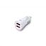 شاحن سيارة اتش بي، 3.4 امبير، 2 منفذ USB، ابيض - HP046GBWHT0TW