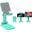 Cell Phone Stand, Adjustable Cell Phone Stand, TopACE Foldable Portable Desktop Stand, Phone Holder Stand for Desk Sturdy Aluminum Metal Stand for Phone/iPad/Kindle/Tablet/Switch (Green)
