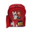 Gharibo Bags School Backpack With Pencil Case For Kids, Bolt Pattern - Red