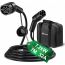 GONEO Type 2 Electric Car Charging Cable, 32A, 7.2kW - Black