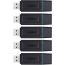 Kingston DataTraveler USB Flash Drive, 64GB, Pack of 5 Pieces, Black - ‎DTX/64GB