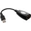 Usb Cat5/Cat5E/6 Rj45 Lan Extension Adapter Cable 150Ft - Black