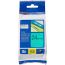 Brother Label Tape, 24 mm x 8 Meters, Black on Green - TZe-751