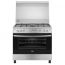 Zanussi Freestanding Gas Cooker, 5 Burners, Stainless Steel, 90 cm - ZCG92356XA