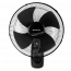Sonai Wall Fan with Remote Control, 16 Inch, Black - Mar-1622