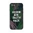 جراب ظهر بطبعة عبارة Ocean Air Salty Hair لابل ايفون 7