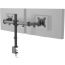 Hjh Office Dual Arm Holder for 13 to 27 Inch Monitors, Black - 802000