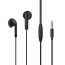 Celebrat Wired In Ear Earphones with Built-in Microphone, Black - G8