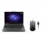 Lenovo LOQ 15IAX9 83GS00FJED Gaming Laptop, Intel Core i5-12450HX, 512GB SSD NVMe, 12GB RAM, 15.6 Inch FHD 144Hz, NVIDIA GeForce RTX 2050 4GB GDDR6, Windows 11 - Luna Grey with LOQ M100 RGB Mouse