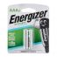 Energizer 2 AAA Rechargeable Batteries - 1.2 Volts
