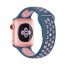Silicone Sport Replacement Strap for Apple iWatch Smart Watch, 38mm - Purple and Blue