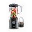 BLACK+DECKER Blender with Grinder Mills, 1.5 Liter, 400 Watt, Black - BX4130-B5