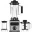 Sokany 3 In 1 Countertop Blender Set, 3 Liters, 6600 Watt, Black- SK-3333