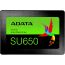 هارد SSD ايه داتا، 240 جيجا، اسود - SU650