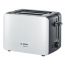 Bosch Toaster, 2 Slices, 1090 Watt, White/Grey - TAT6A111