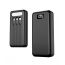 Matrix Power Bank, 20000 mAh, 5 Ports and 3 Cables, Black -  N82
