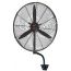 Fresh Wall Fan Without Remote Control, 30 Inch - Black 