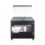 Fresh Plaza Gas Cooker, 5 Burners, Black - 17303