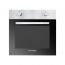 Fresh Built-in Gas Oven, with Grill, 60 Cm, 60 Liters, Black and stainless steel - 20880
