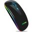 MMK Rechargeable Wireless Optical Mouse, Black - MMK05