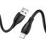 كابل مايكرو USB هوكو، 1 متر، اسود - X61