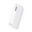 PZX Wired Power Bank, 10000 mAh, 2 USB Ports, White - V07