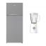 Beko No-Frost Top Freezer Refrigerator, 430 Liters, Inverter, Silver - RDNE430K02DXI, with Blender, 1.5 Liters, 600 Watt - TBN 62608 W