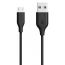 Anker Micro USB Charging and Data Transfer Cable, 3ft, Black - A8132H12