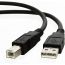 USB-A to USB-B Printer Cable, 3 Meter - Black