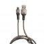 كابل USB الى مايكرو USB لافينتو، 1 متر، فضي غامق- MP035